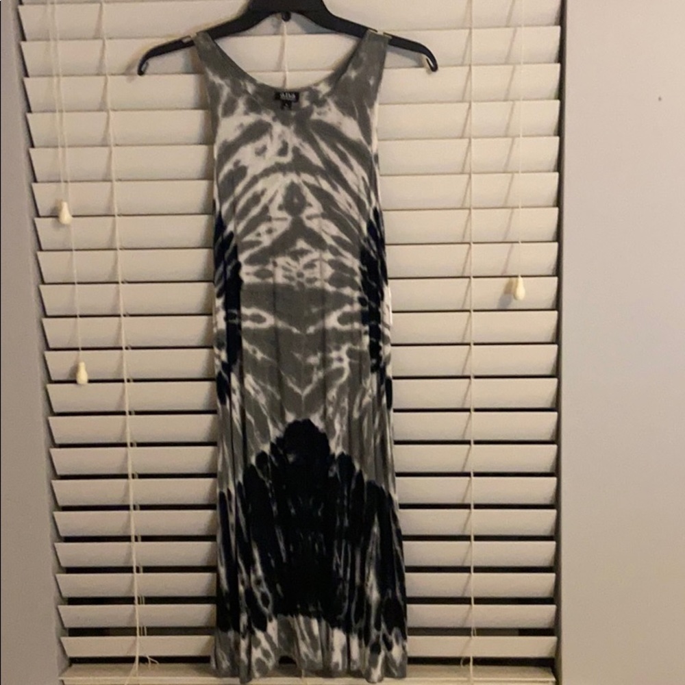 Tie-dye Long Beach dress